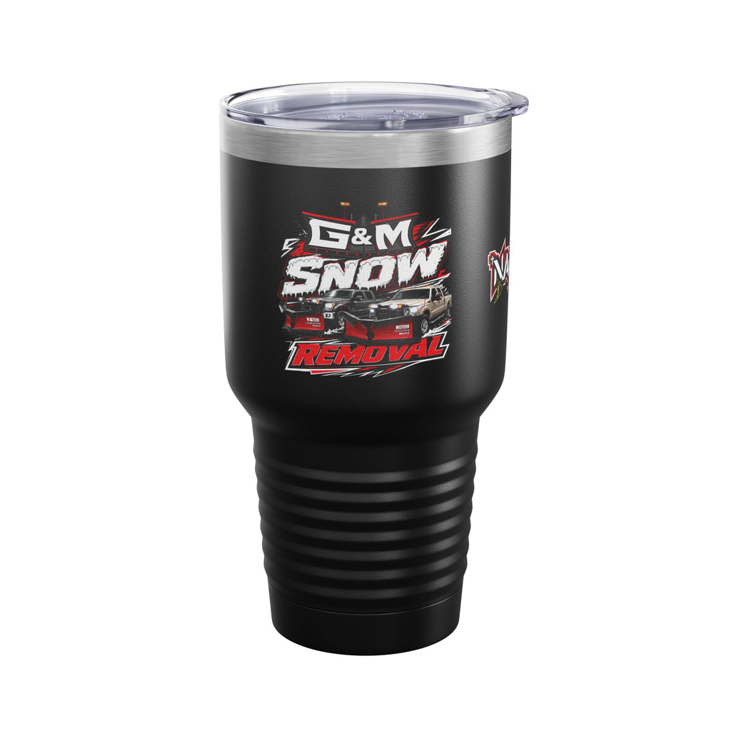 30oz Tumbler – G&M Snow Removal Branded Insulated Travel Cup
