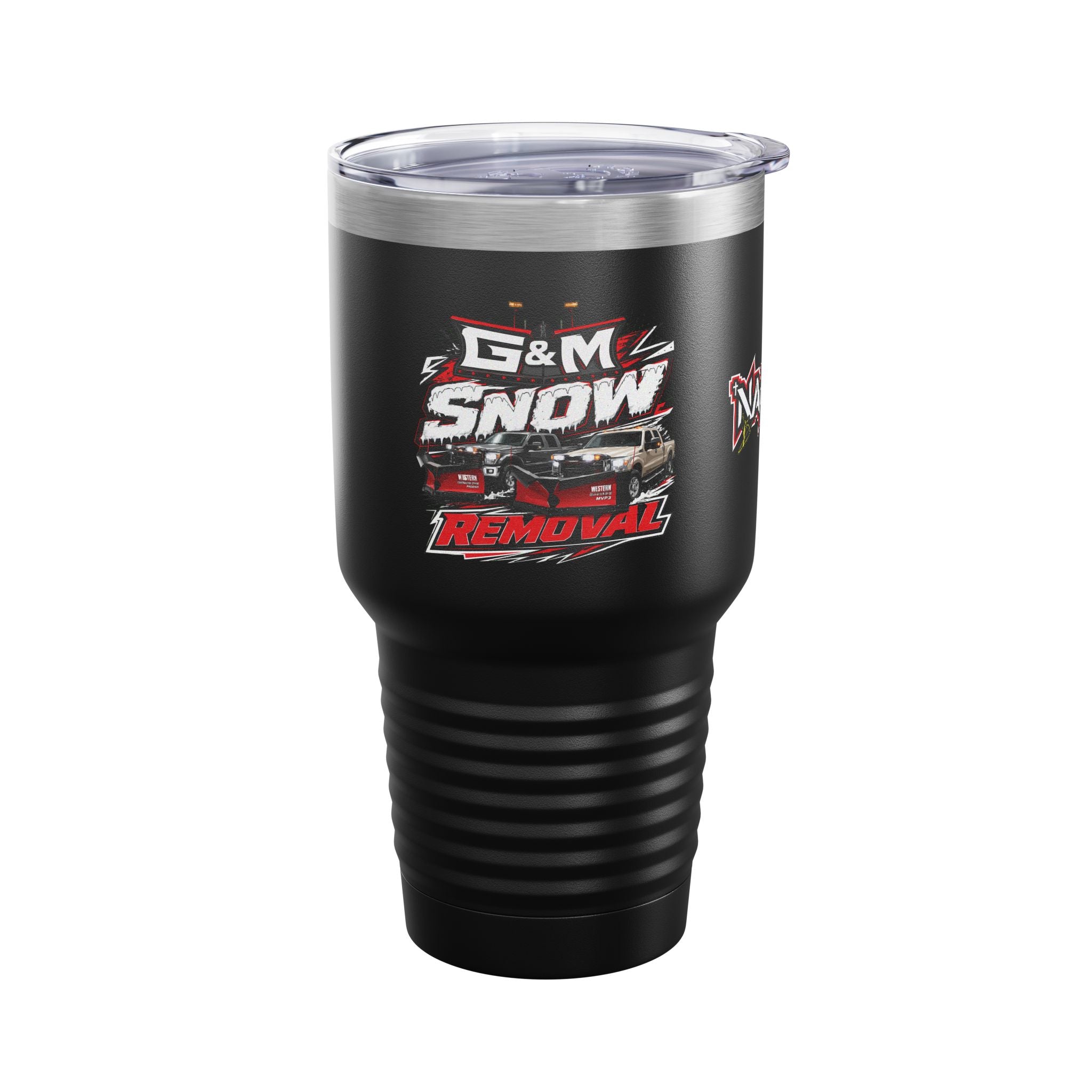 30oz Tumbler – G&M Snow Removal Branded Insulated Travel Cup