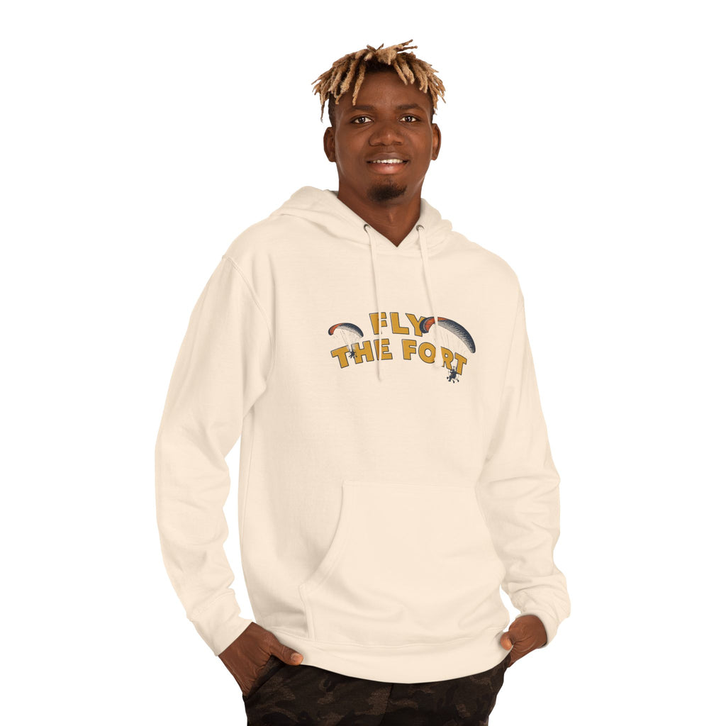 Fly The Fort Hoodie – Paragliding Adventure Pullover