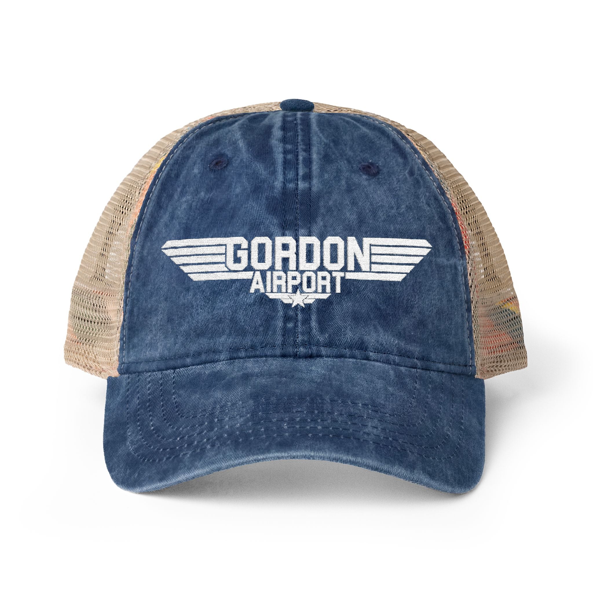 Women's PONY TAIL Gordon Airport Embroidered Hat