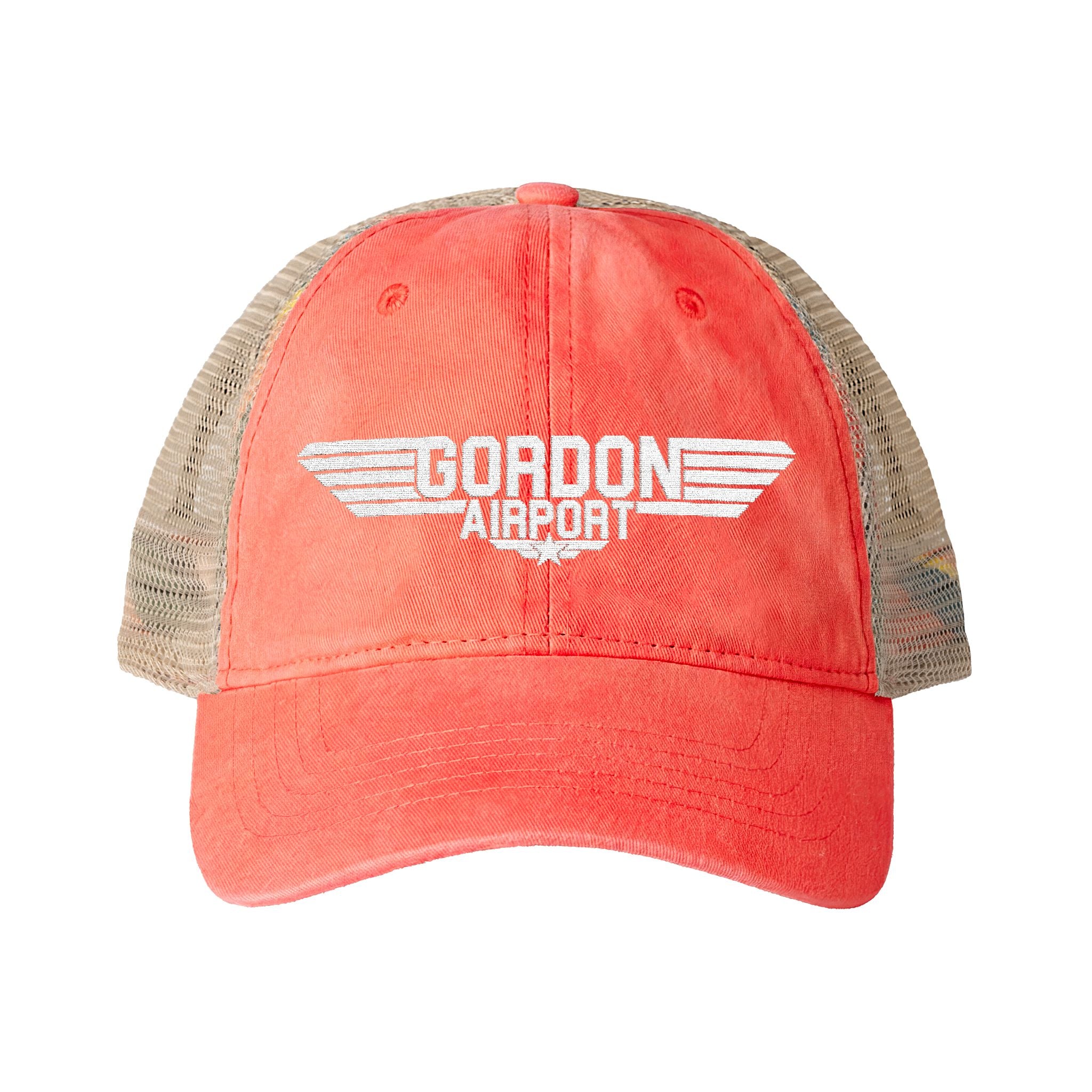 Women's PONY TAIL Gordon Airport Embroidered Hat