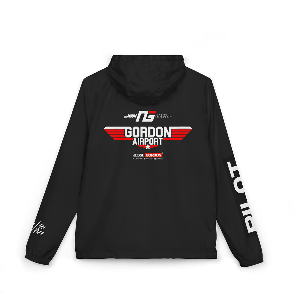Pilot Windbreaker Jacket — Gordon Airport Lightweight Zip-Up