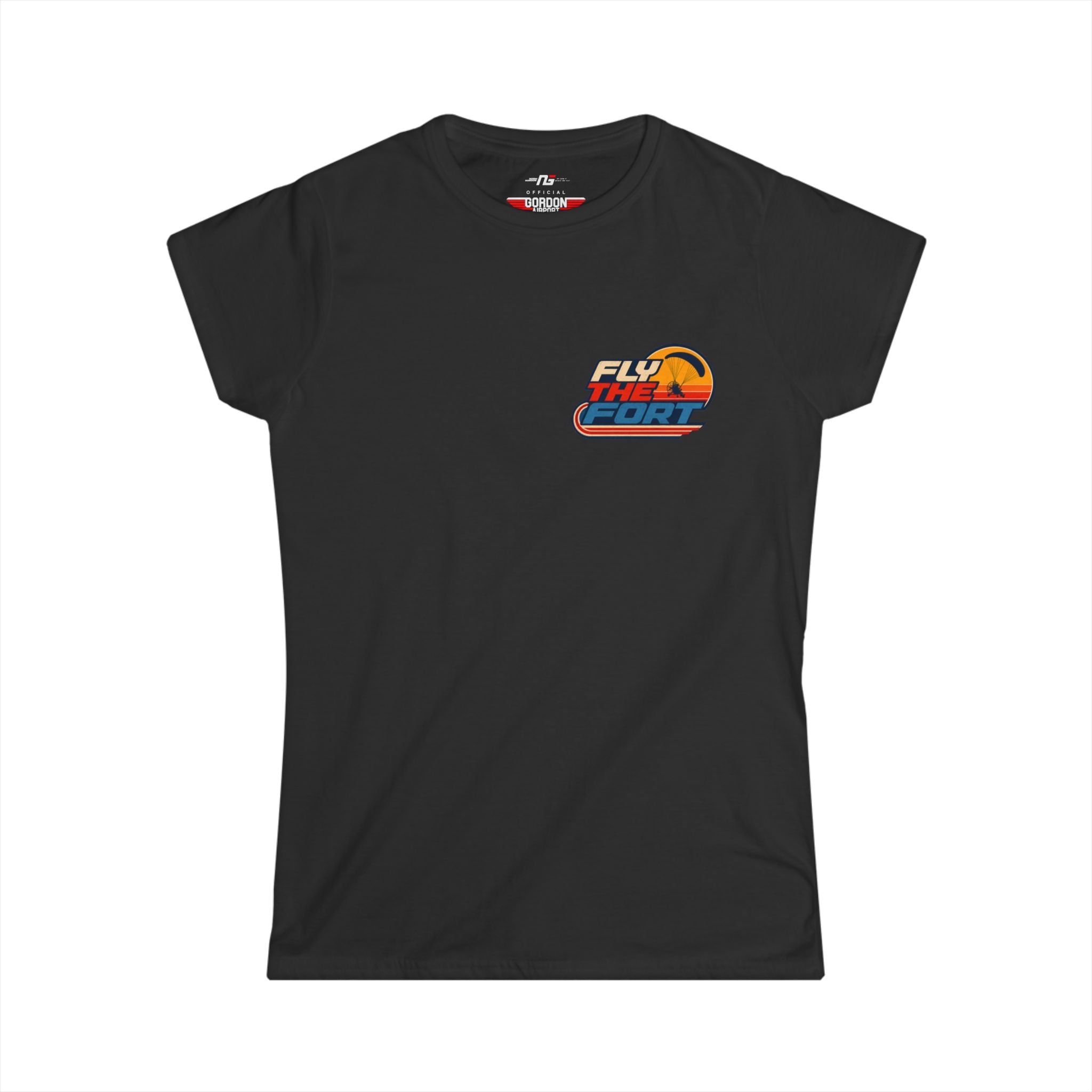 Women's "80s" FLY THE FORT Paramotor Soft T-Shirt