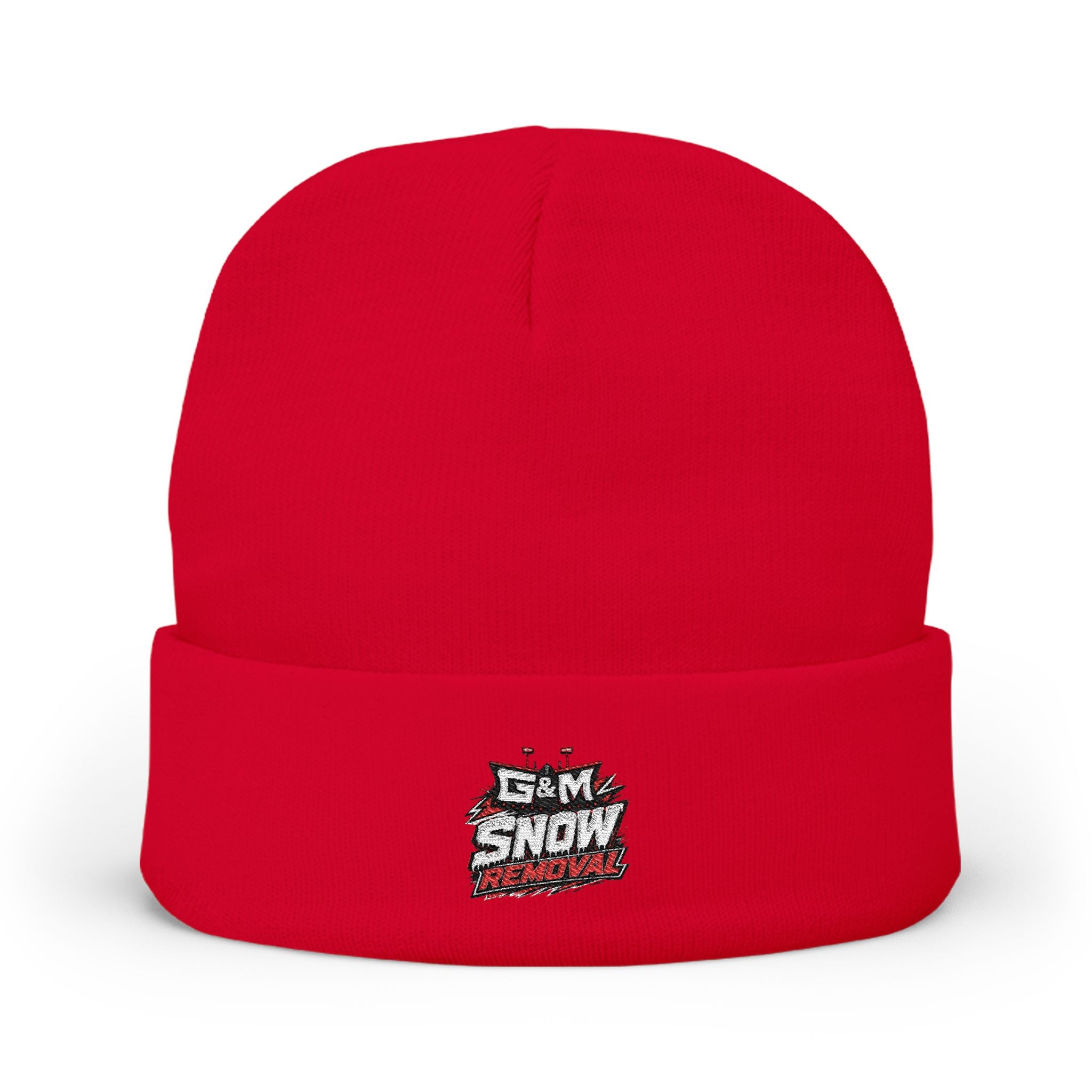 G&M Snow Removal Embroidered Knit Beanie