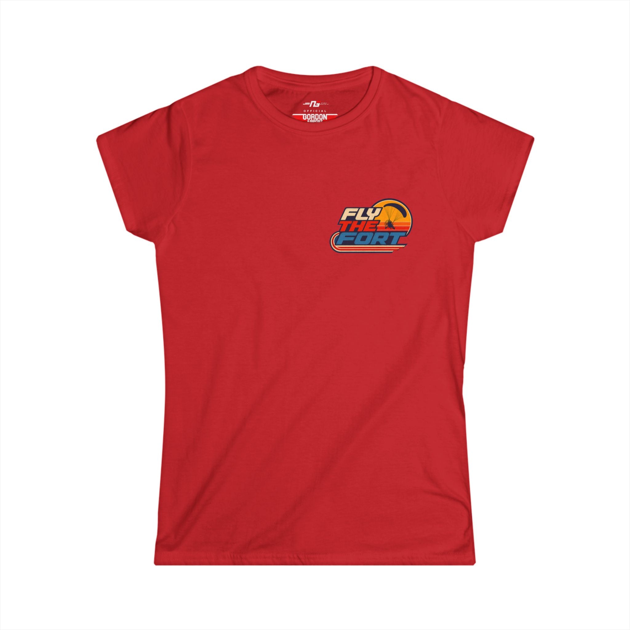 Women's "80s" FLY THE FORT Paramotor Soft T-Shirt