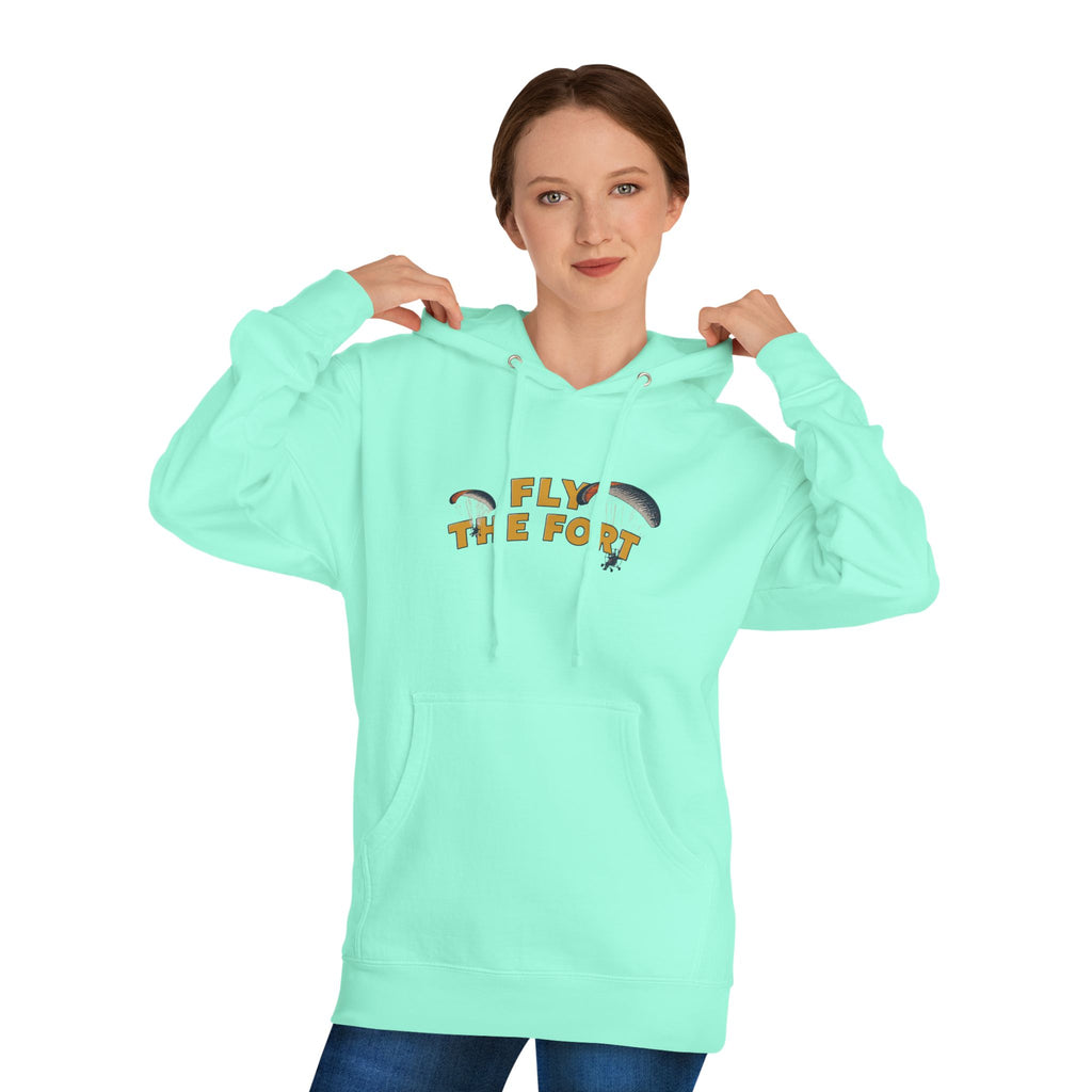Fly The Fort Hoodie – Paragliding Adventure Pullover