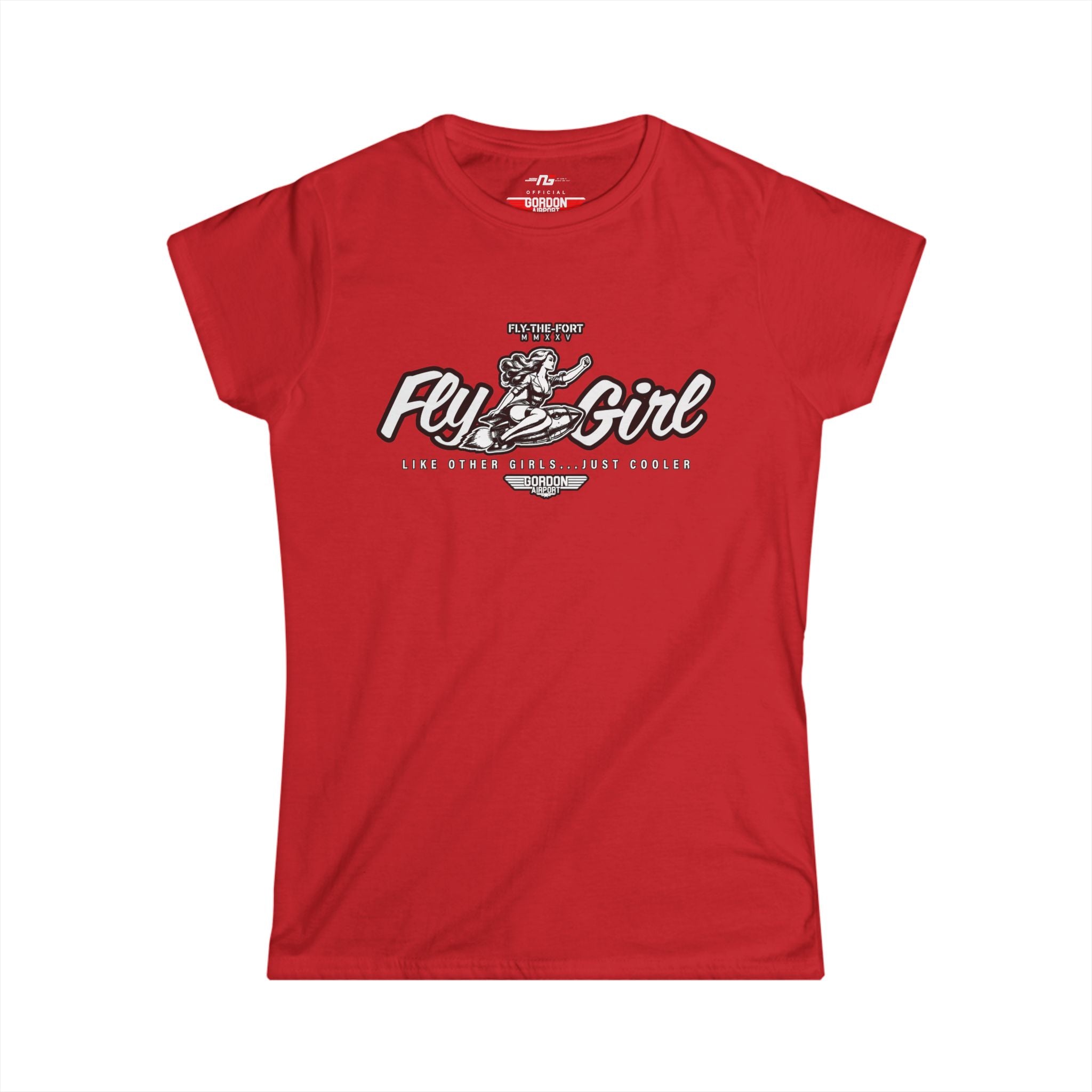 Women's "FLY GIRL" FLY THE FORT Paramotor Soft T-Shirt
