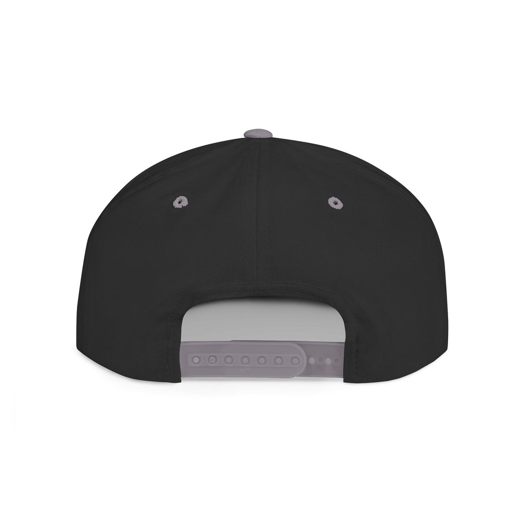 Flat Bill Snapback — "Gordon Airport" Embroidered Cap