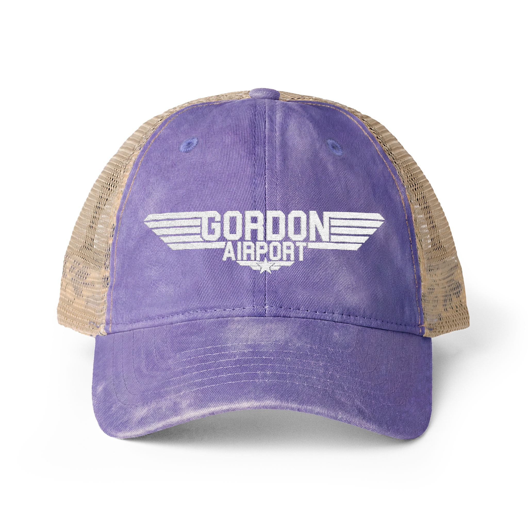 Women's PONY TAIL Gordon Airport Embroidered Hat