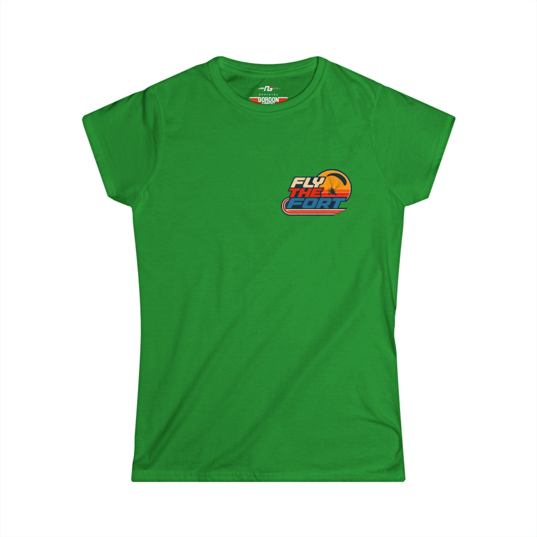 Women's "80s" FLY THE FORT Paramotor Soft T-Shirt