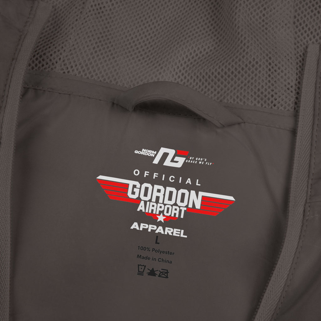 Pilot Windbreaker Jacket — Gordon Airport Lightweight Zip-Up