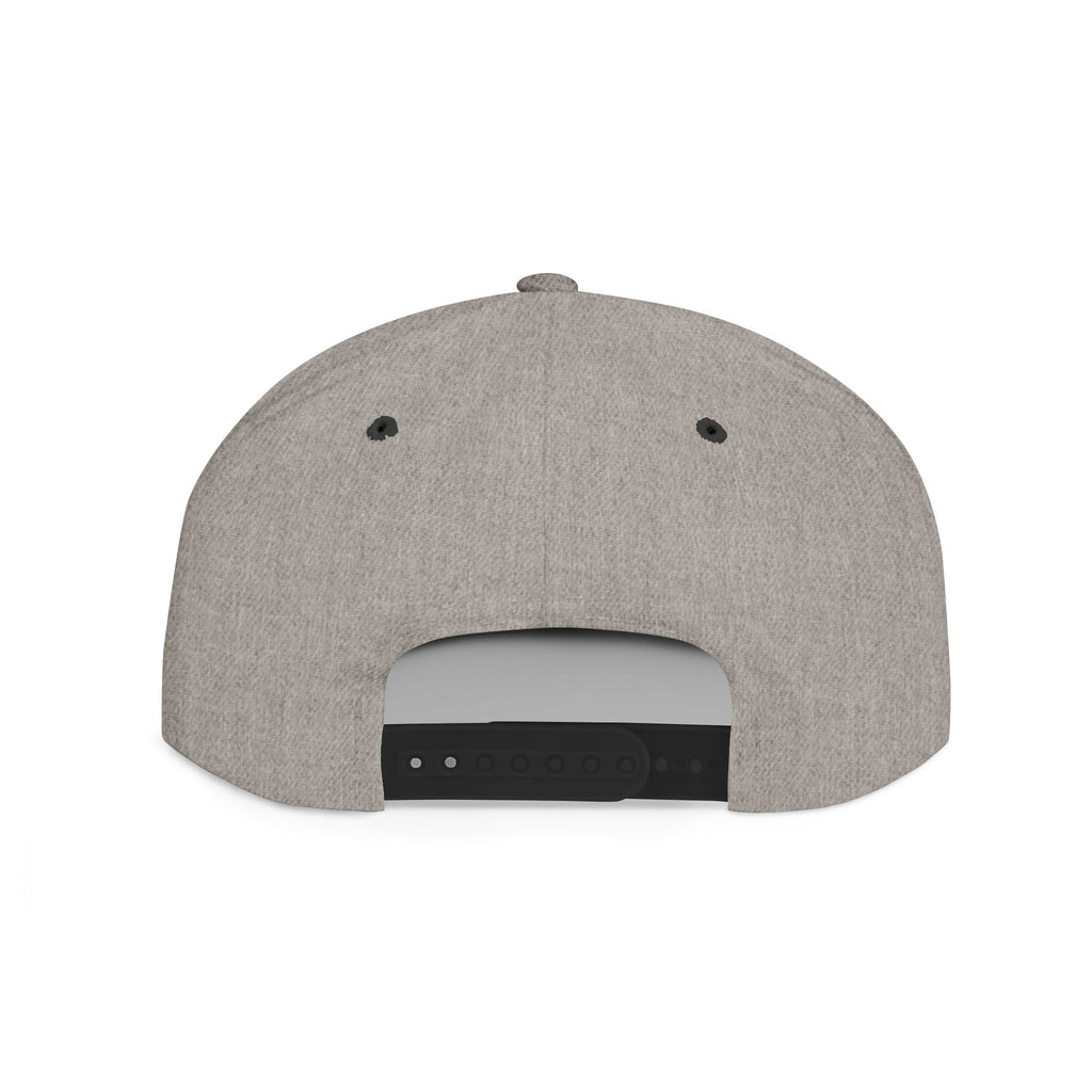 Flat Bill Snapback — "Gordon Airport" Embroidered Cap