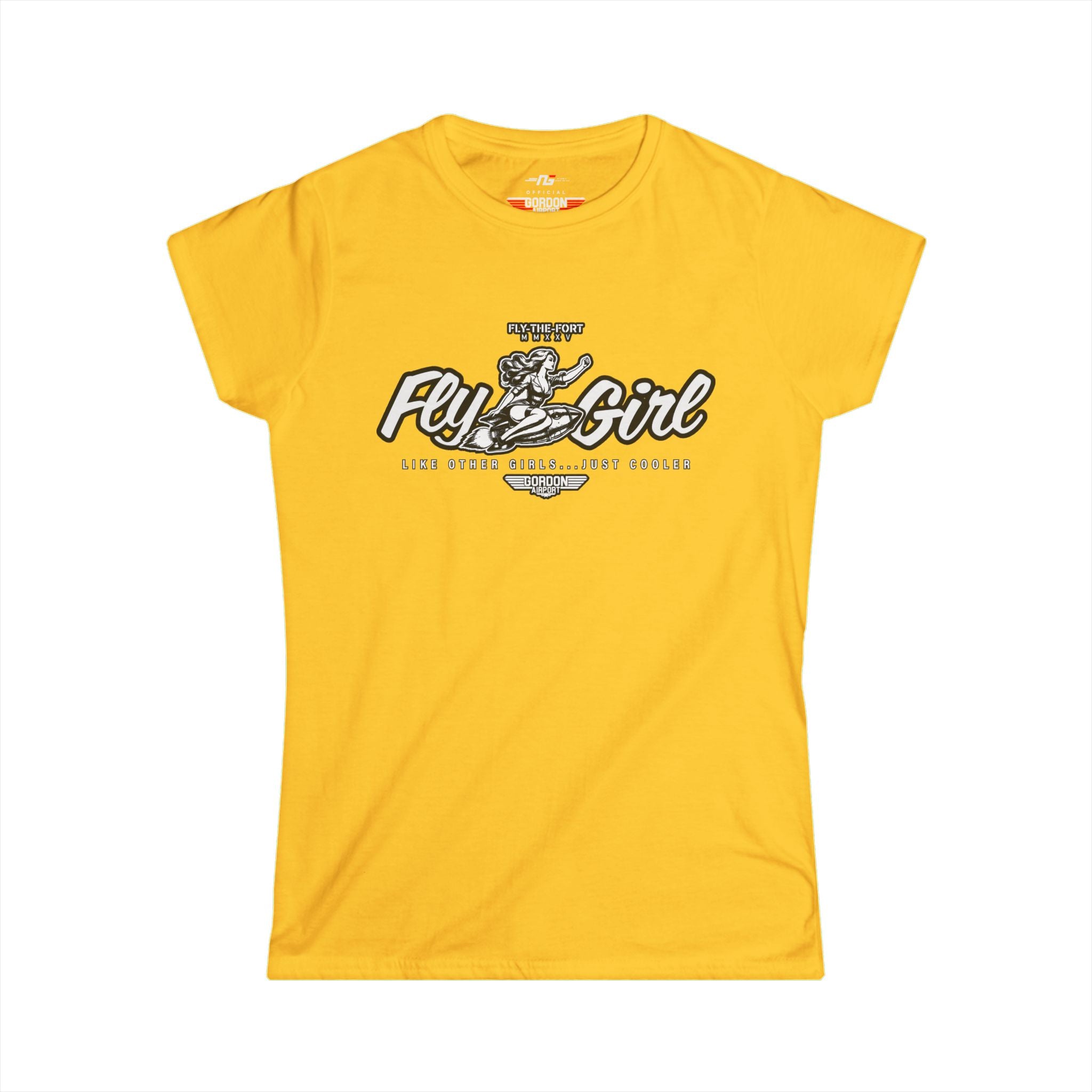 Women's "FLY GIRL" FLY THE FORT Paramotor Soft T-Shirt
