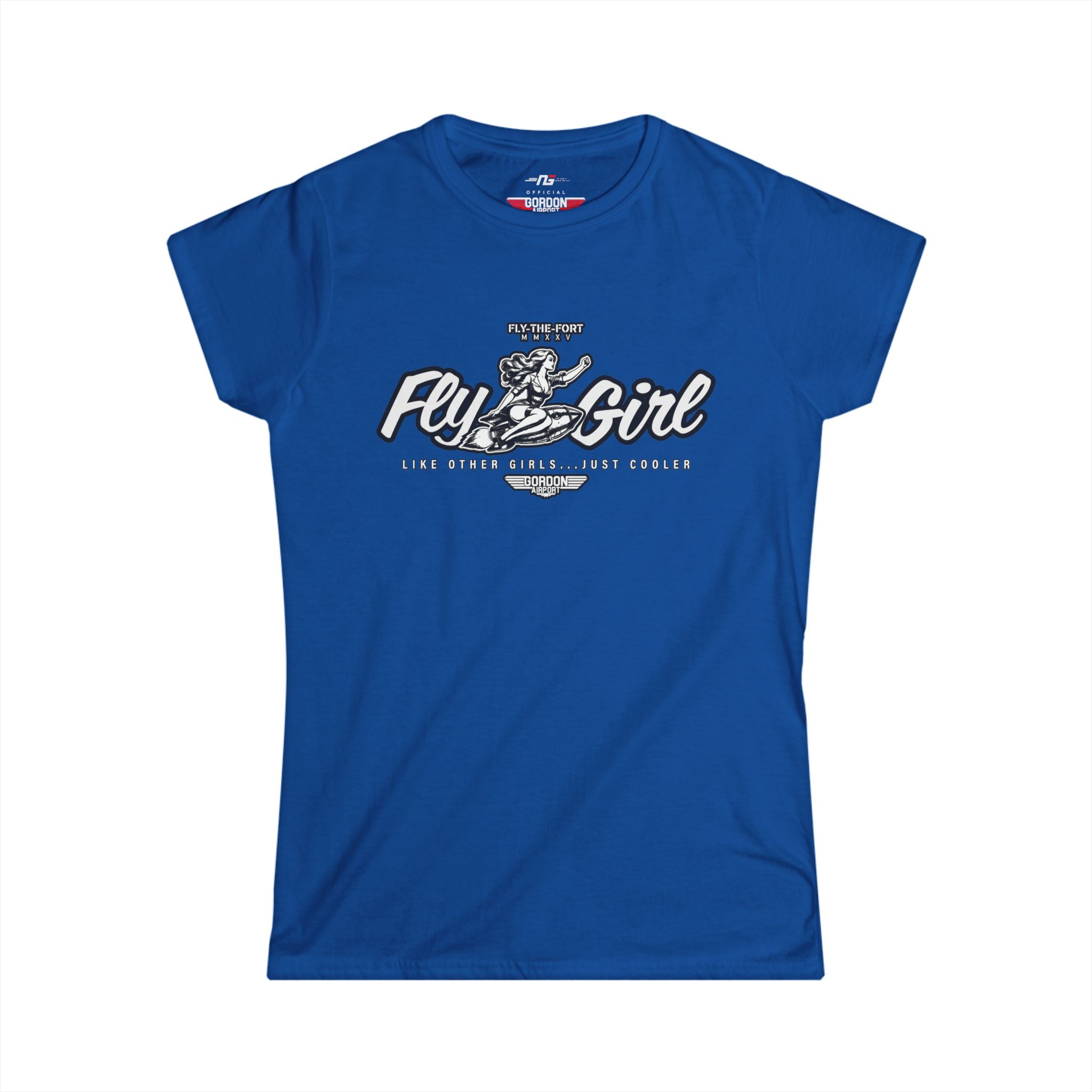 Women's "FLY GIRL" FLY THE FORT Paramotor Soft T-Shirt