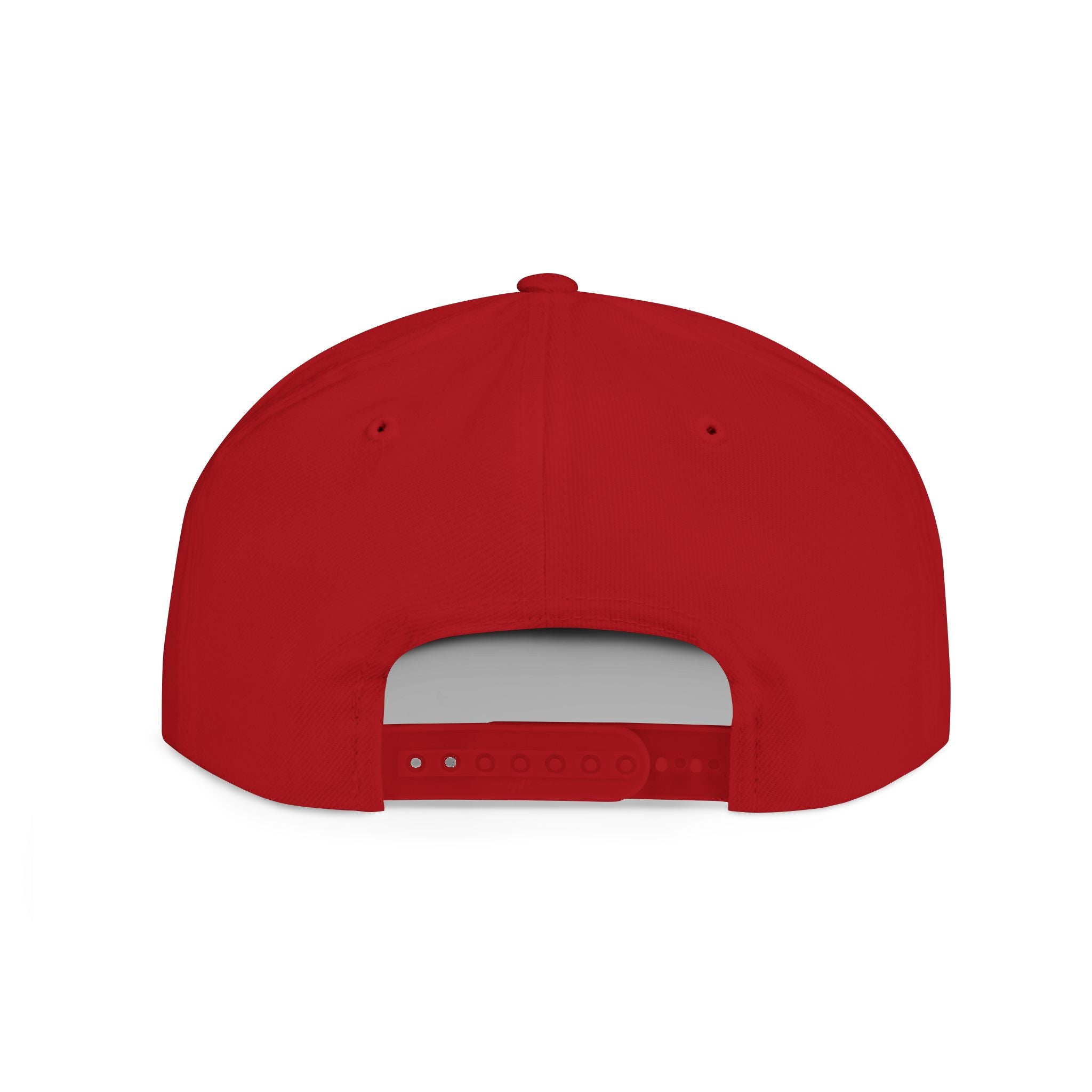 Flat Bill Snapback — "Gordon Airport" Embroidered Cap
