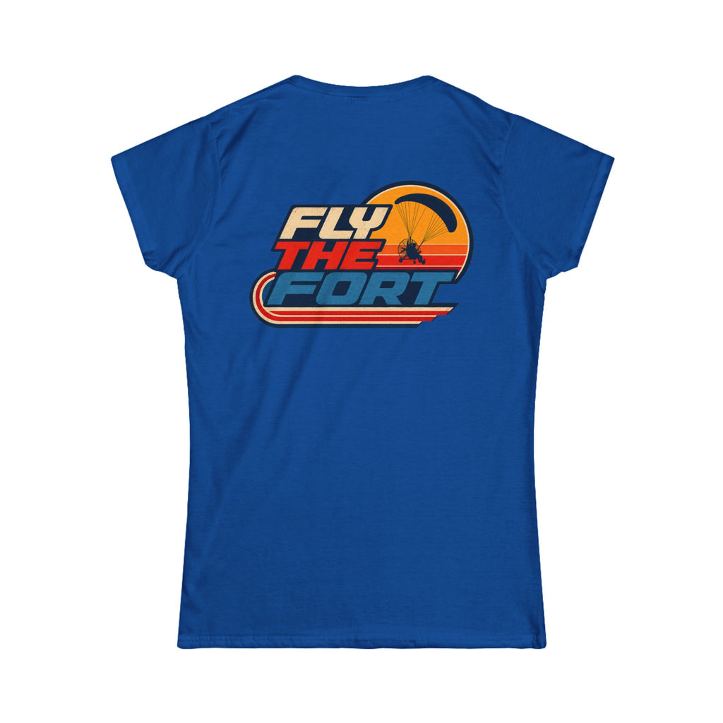Women's "80s" FLY THE FORT Paramotor Soft T-Shirt