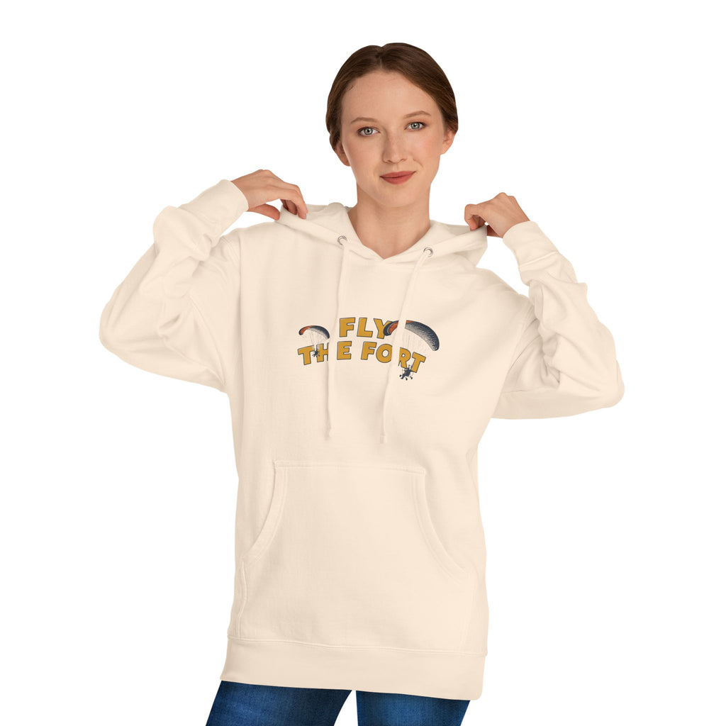 Fly The Fort Hoodie – Paragliding Adventure Pullover