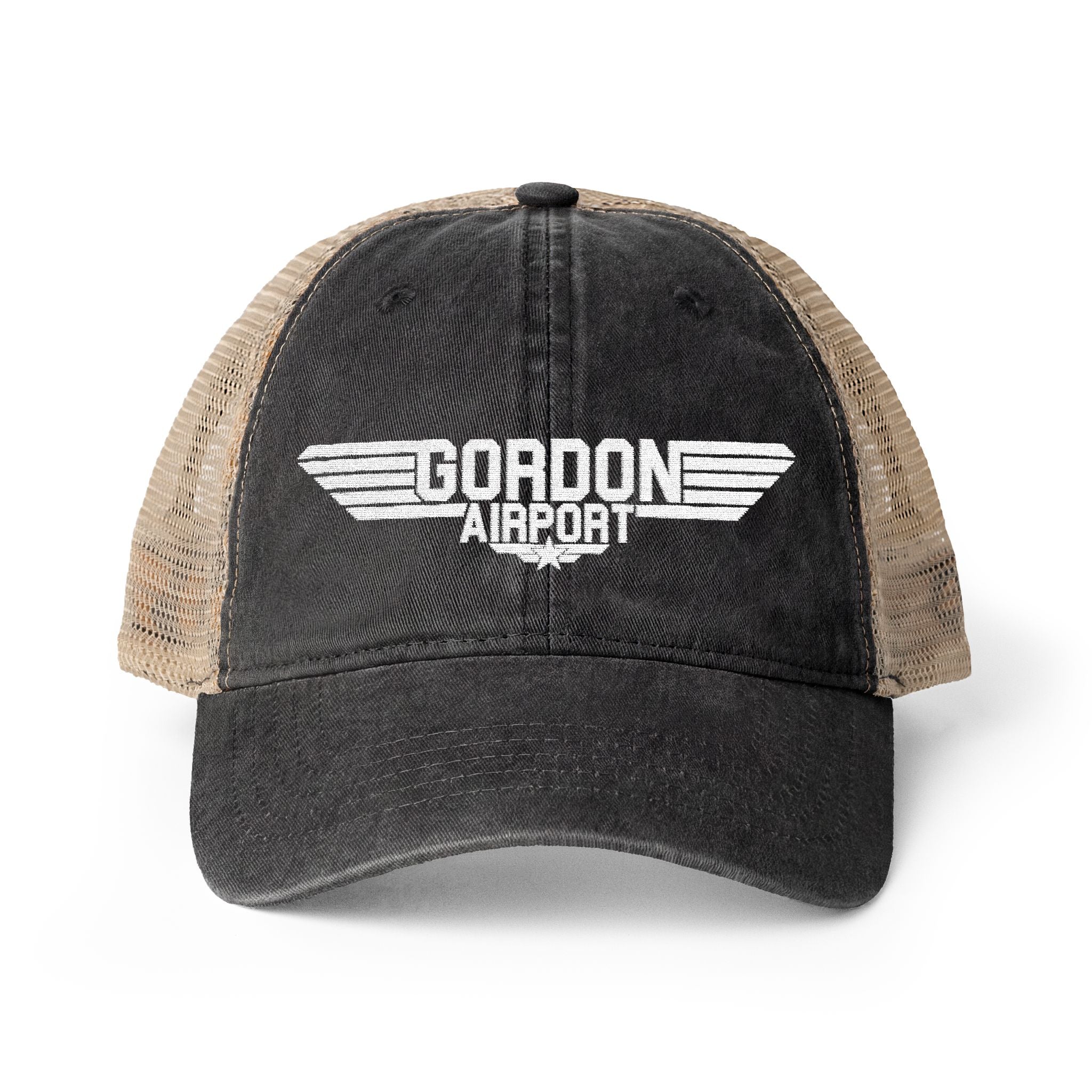Women's PONY TAIL Gordon Airport Embroidered Hat