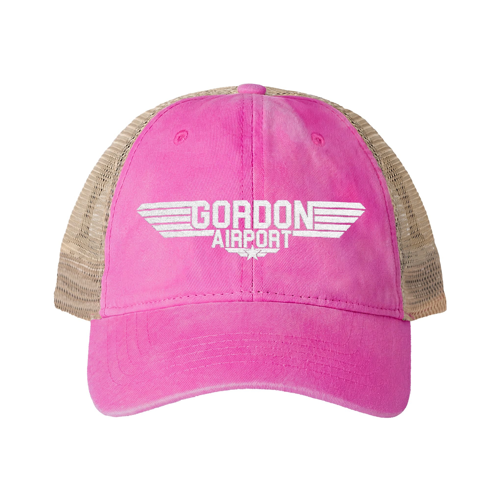 Women's PONY TAIL Gordon Airport Embroidered Hat
