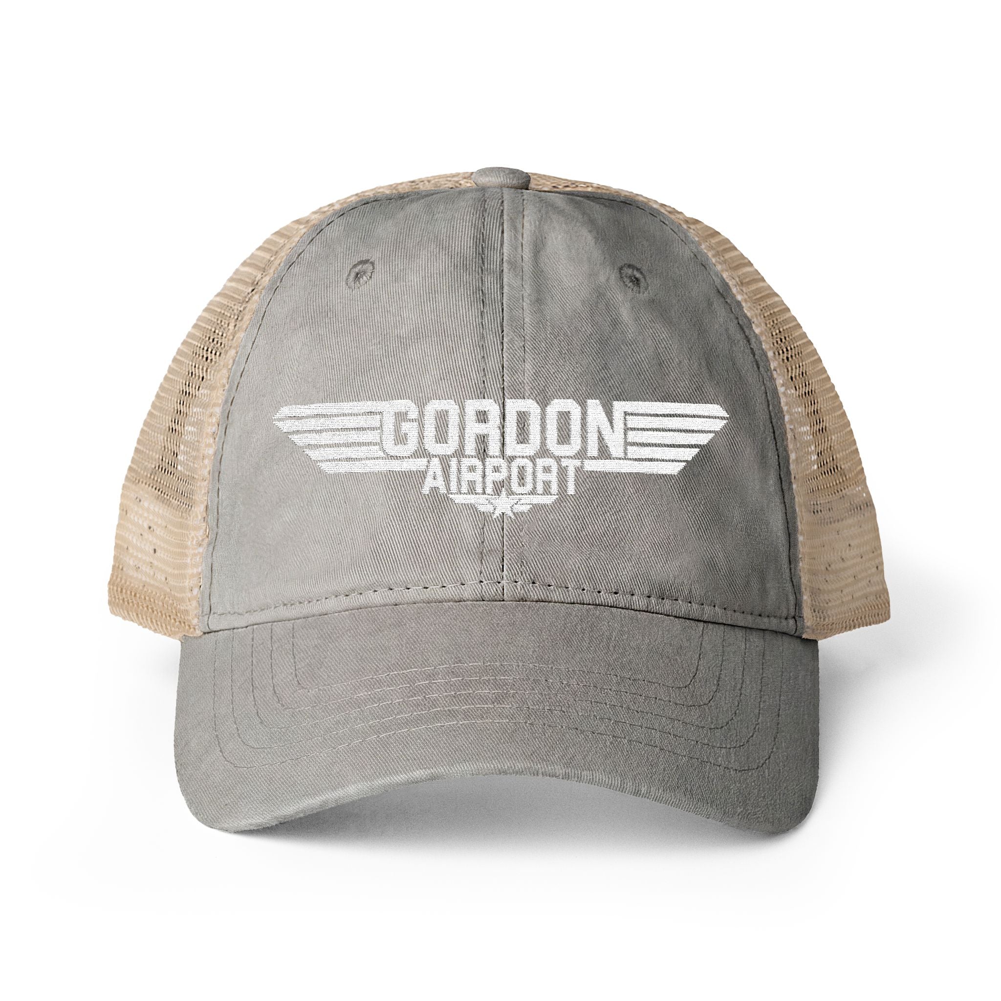 Women's PONY TAIL Gordon Airport Embroidered Hat
