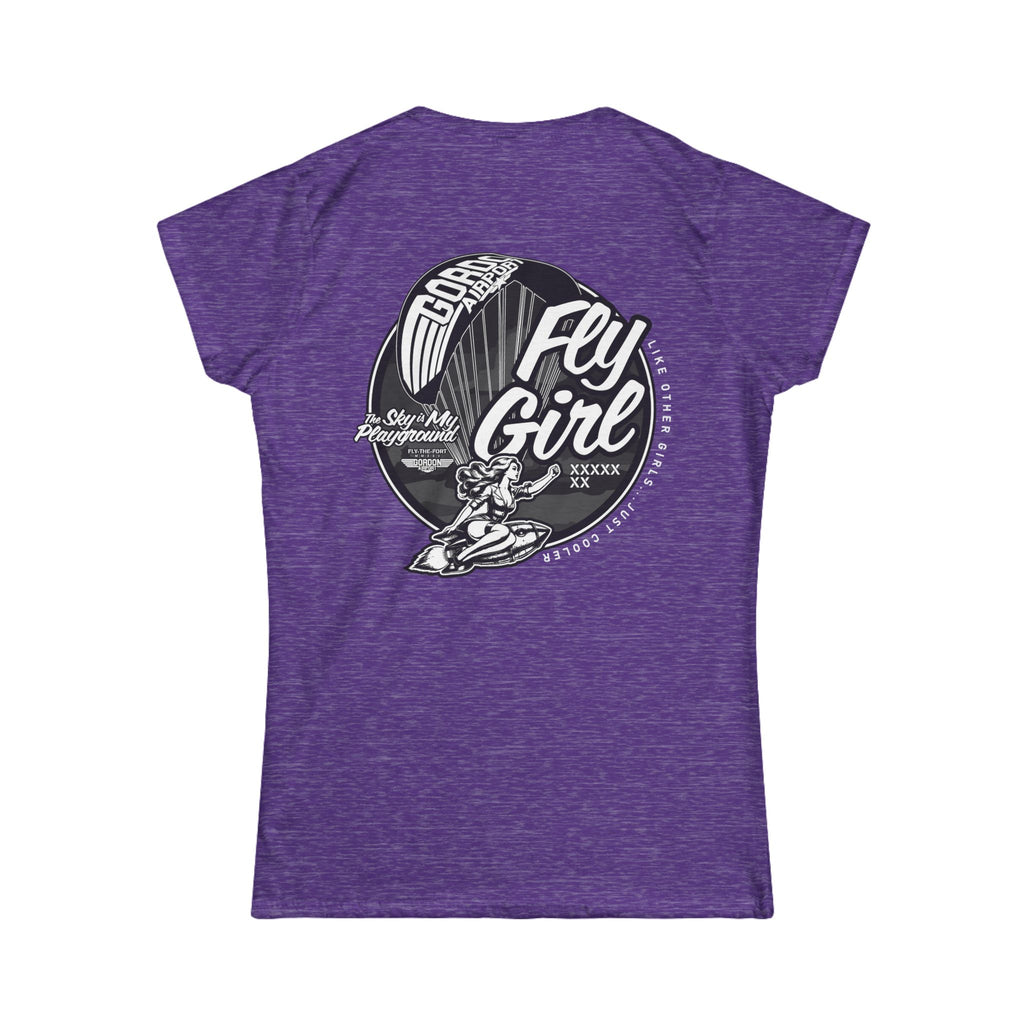 Women's "FLY GIRL" FLY THE FORT Paramotor Soft T-Shirt