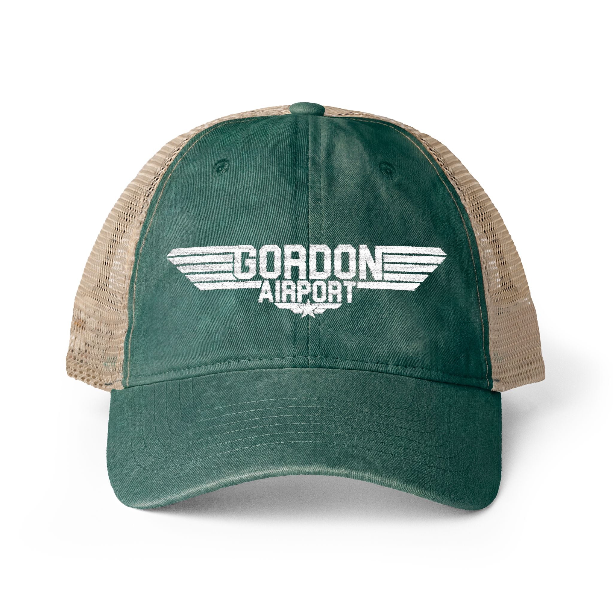 Women's PONY TAIL Gordon Airport Embroidered Hat