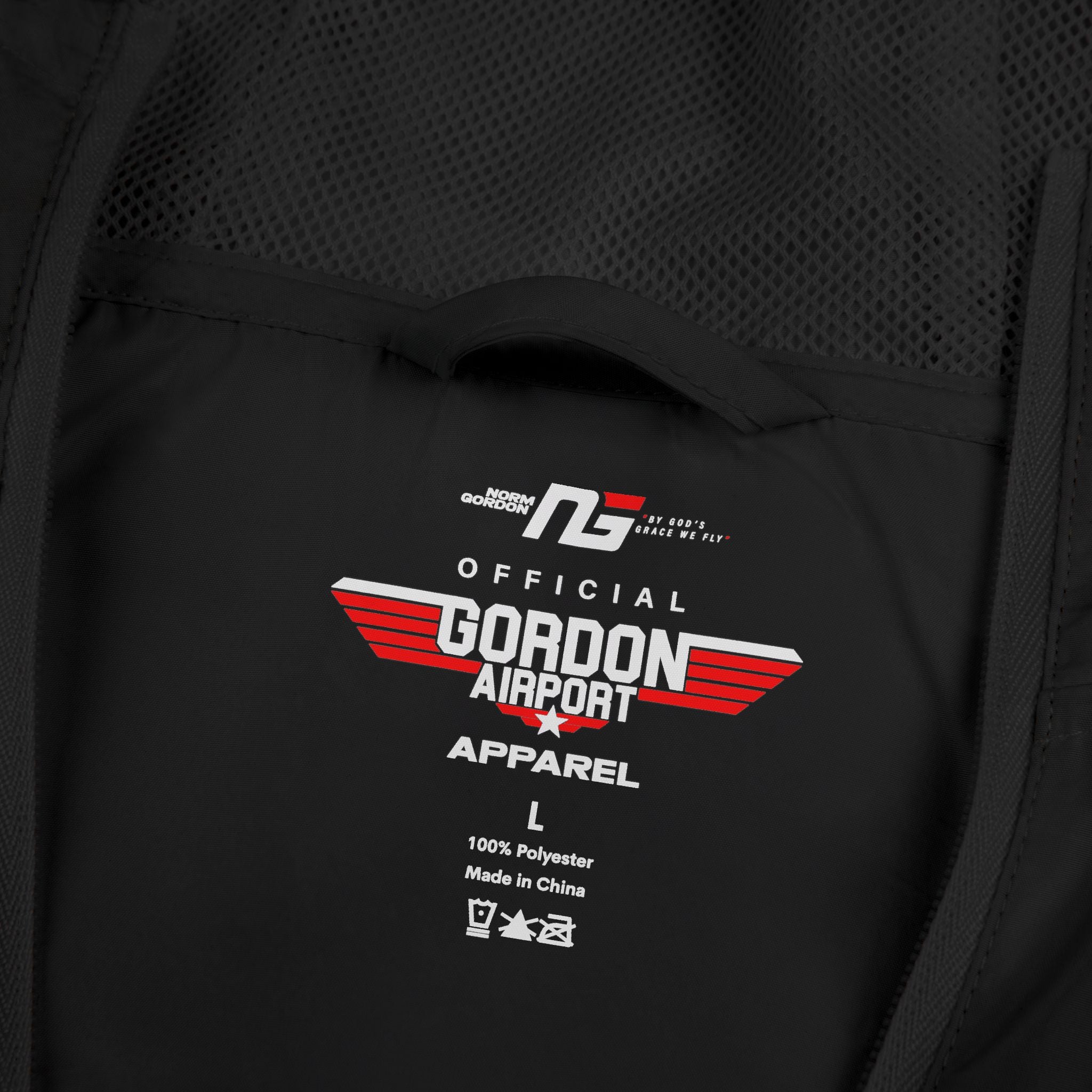 Pilot Windbreaker Jacket — Gordon Airport Lightweight Zip-Up