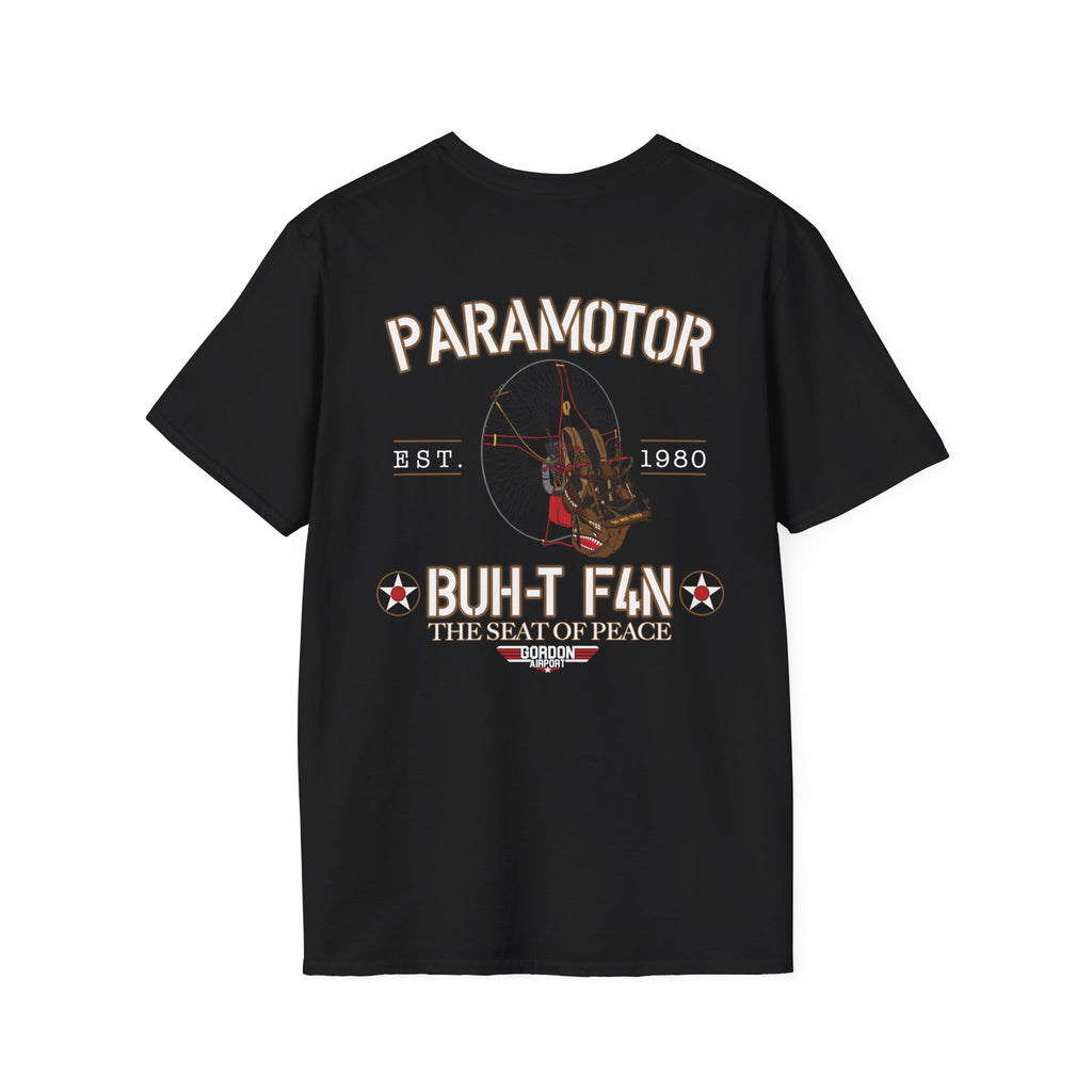 BUH-T F4N (Butt Fan) Paramotor Pilot Softstyle T-Shirt