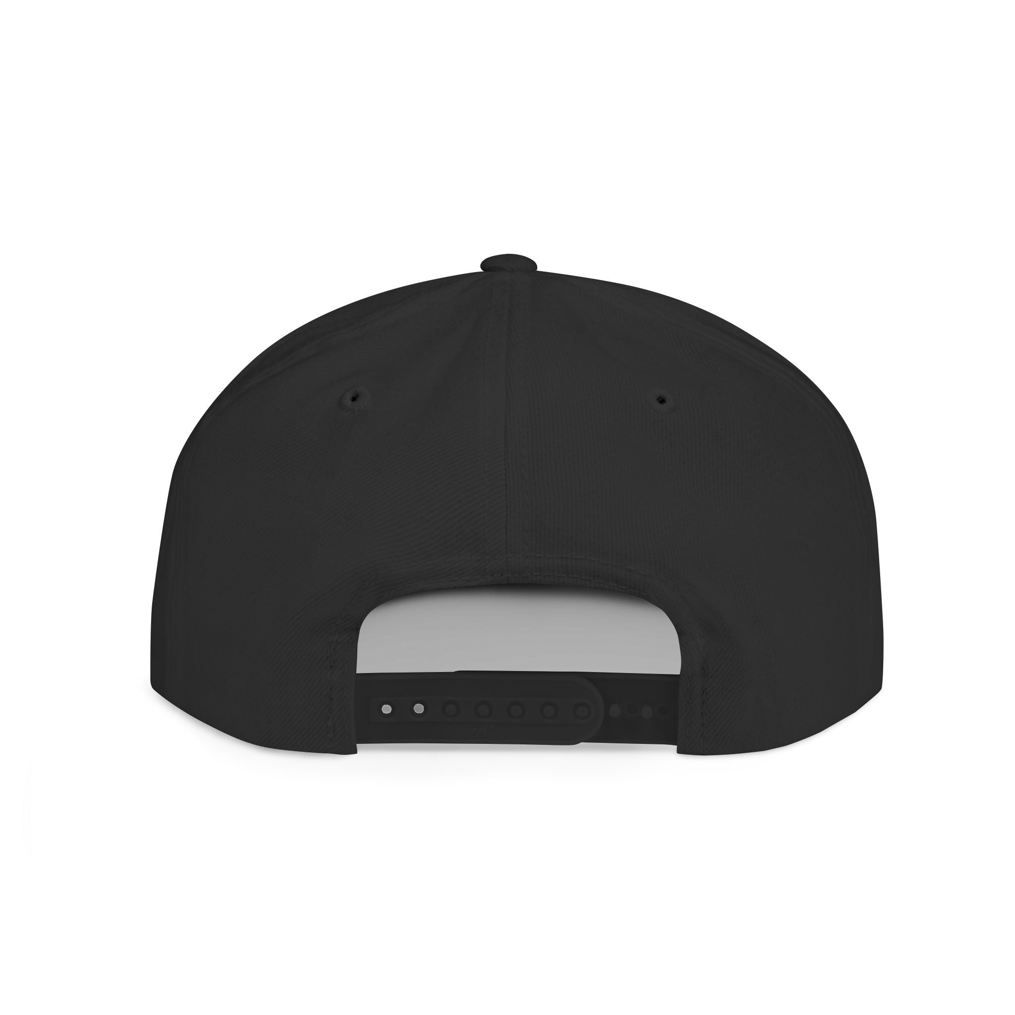 Flat Bill Snapback — "Gordon Airport" Embroidered Cap