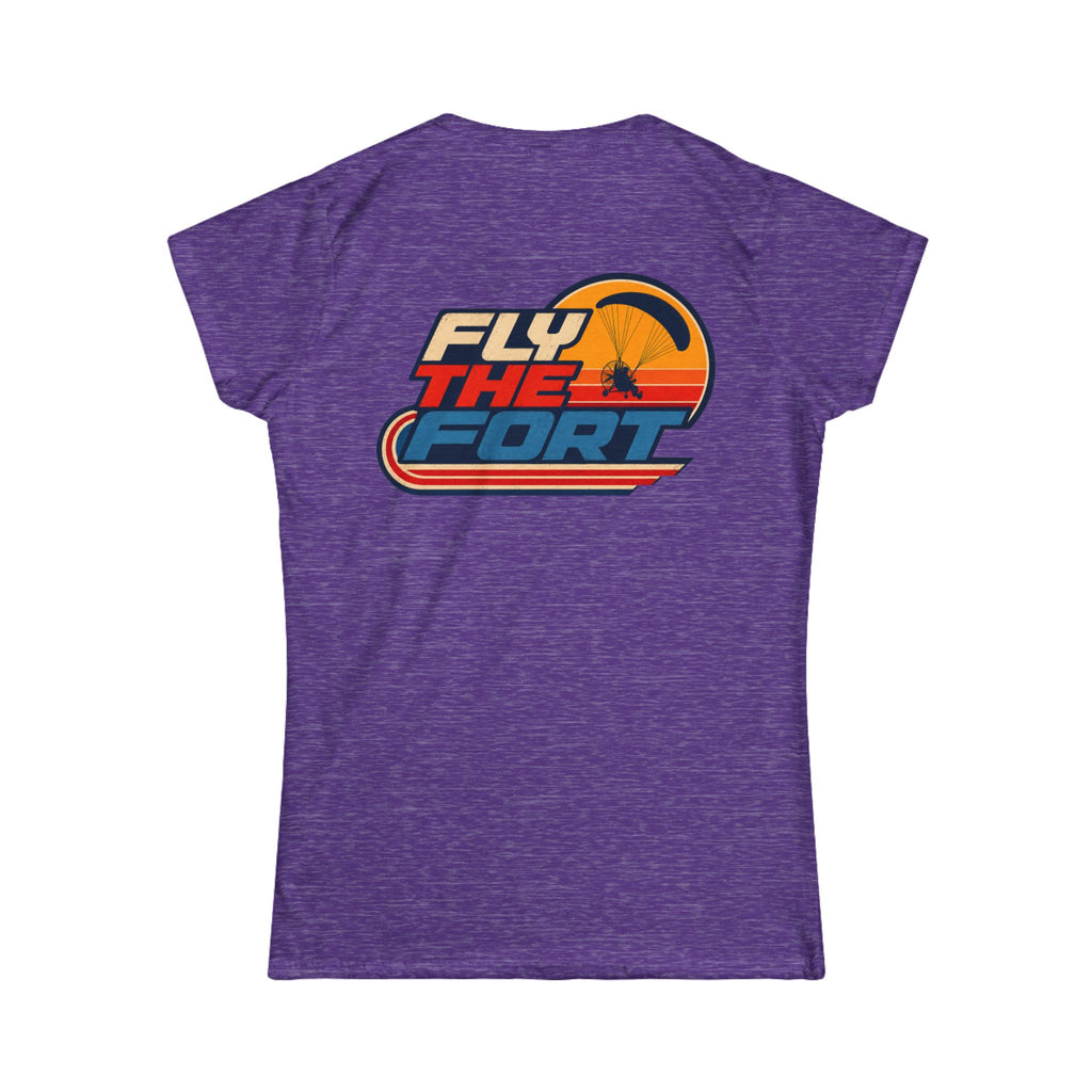 Women's "80s" FLY THE FORT Paramotor Soft T-Shirt