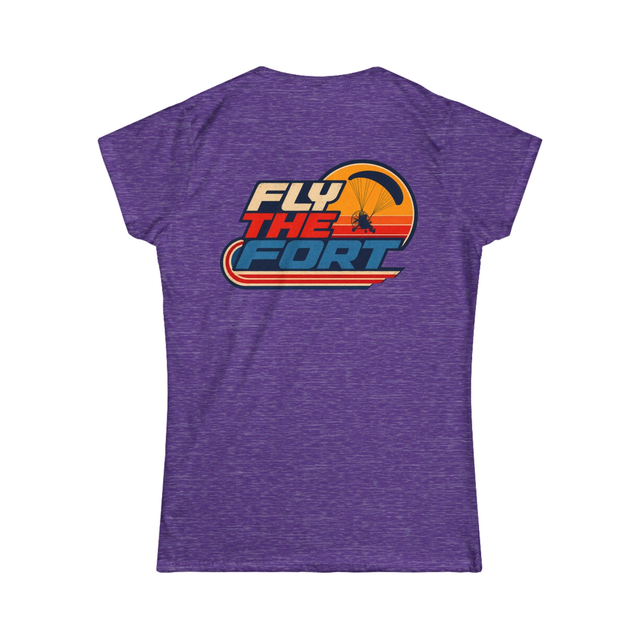 Women's "80s" FLY THE FORT Paramotor Soft T-Shirt