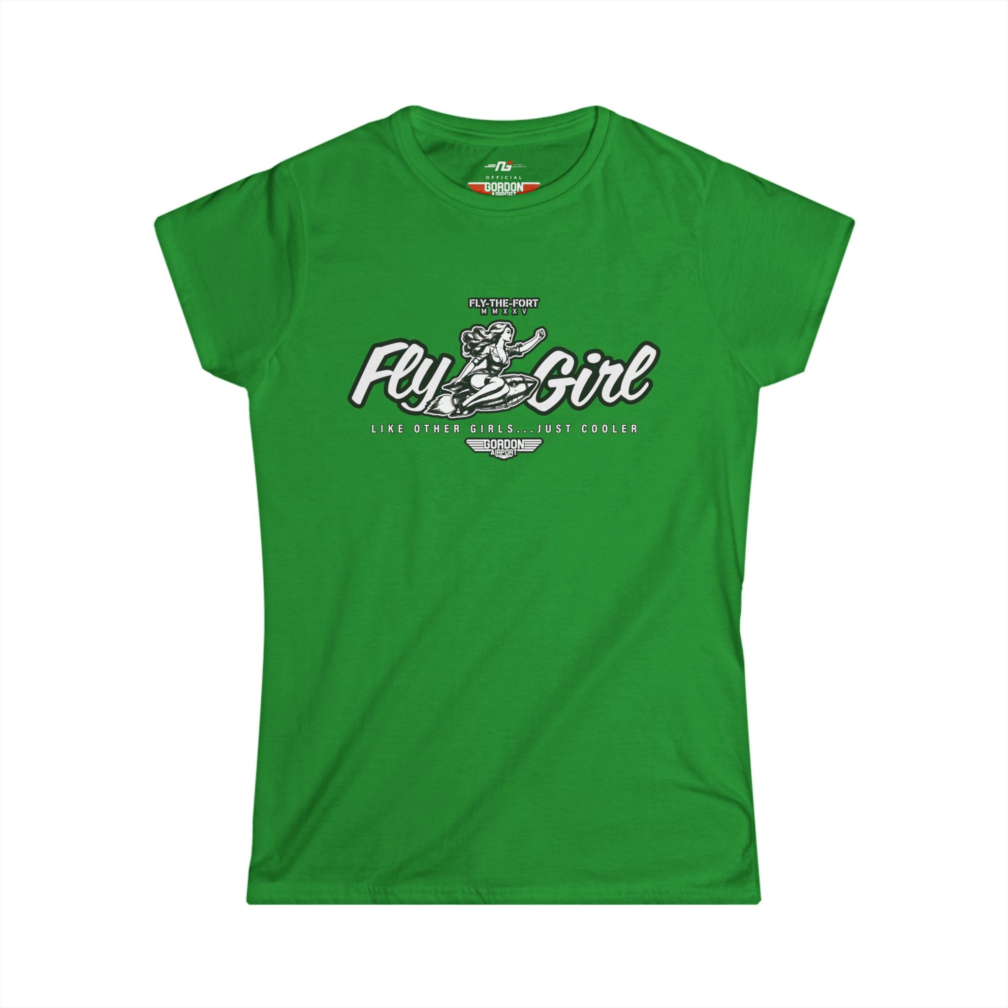 Women's "FLY GIRL" FLY THE FORT Paramotor Soft T-Shirt