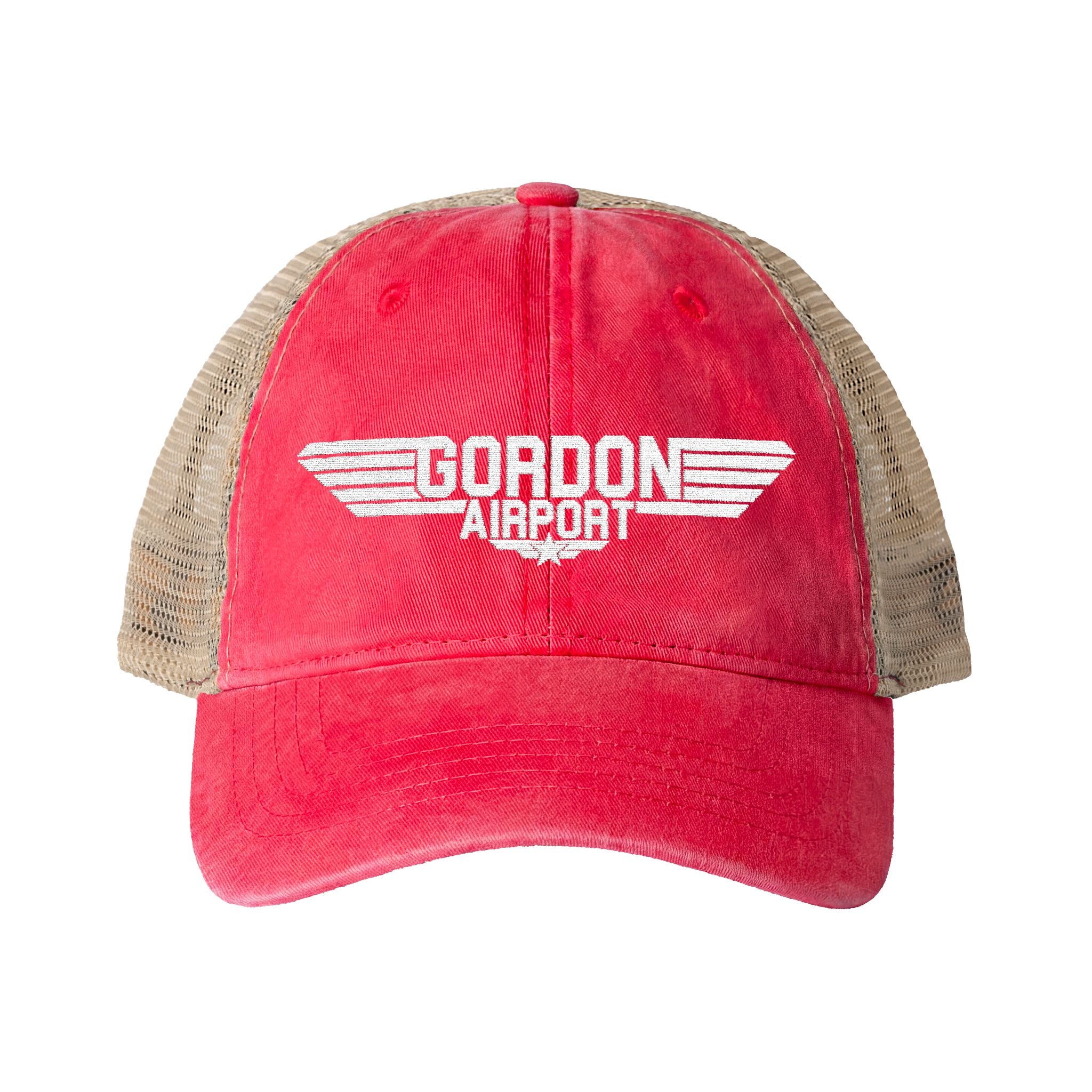 Women's PONY TAIL Gordon Airport Embroidered Hat