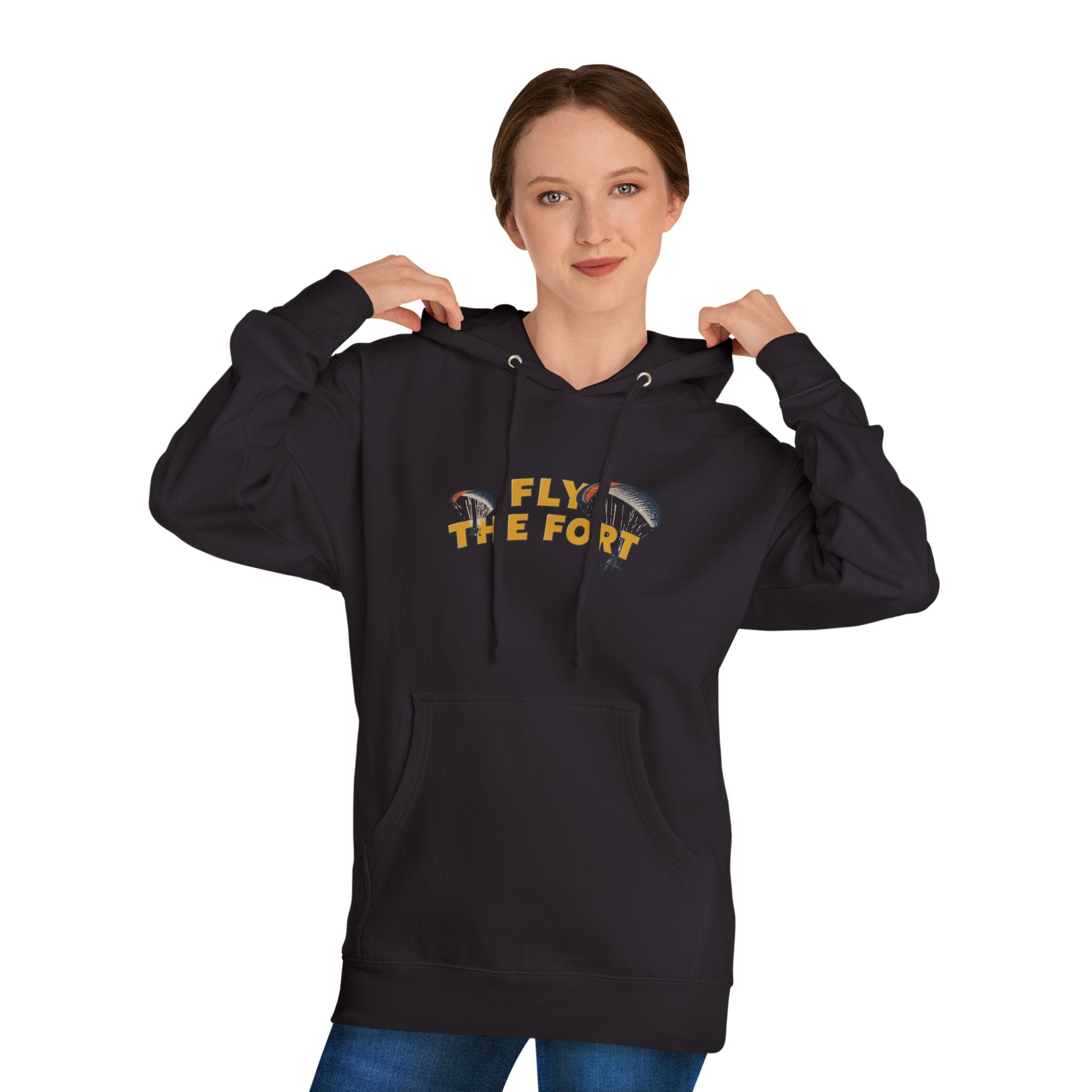 Fly The Fort Hoodie – Paragliding Adventure Pullover