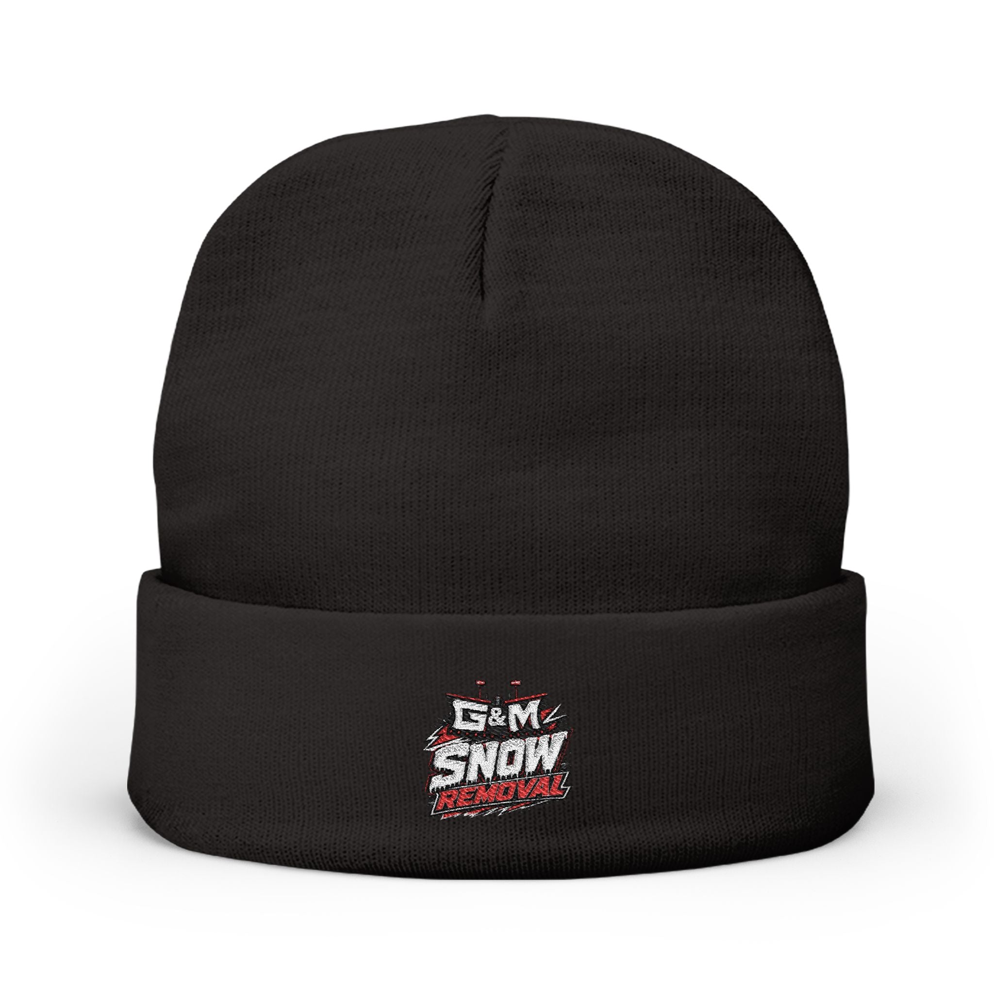 G&M Snow Removal Embroidered Knit Beanie