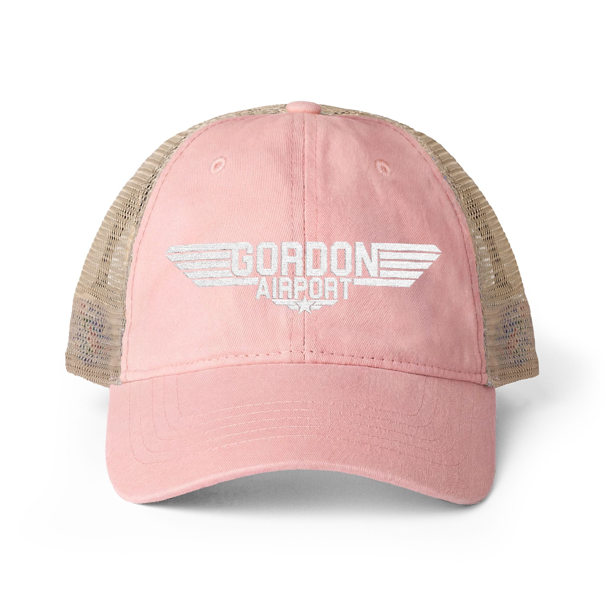 Women's PONY TAIL Gordon Airport Embroidered Hat