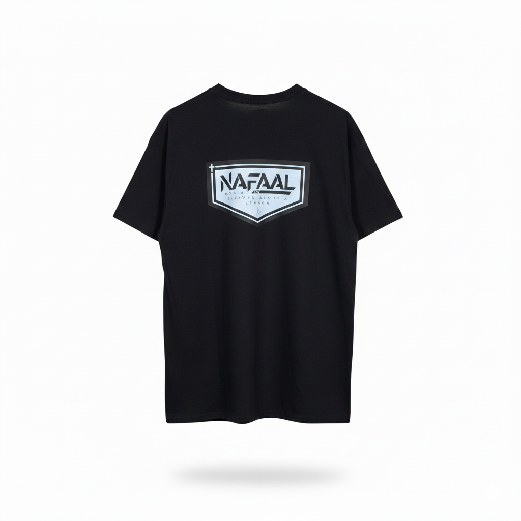 "SUTTLE" BLK x WHT NAFAAL Branded T