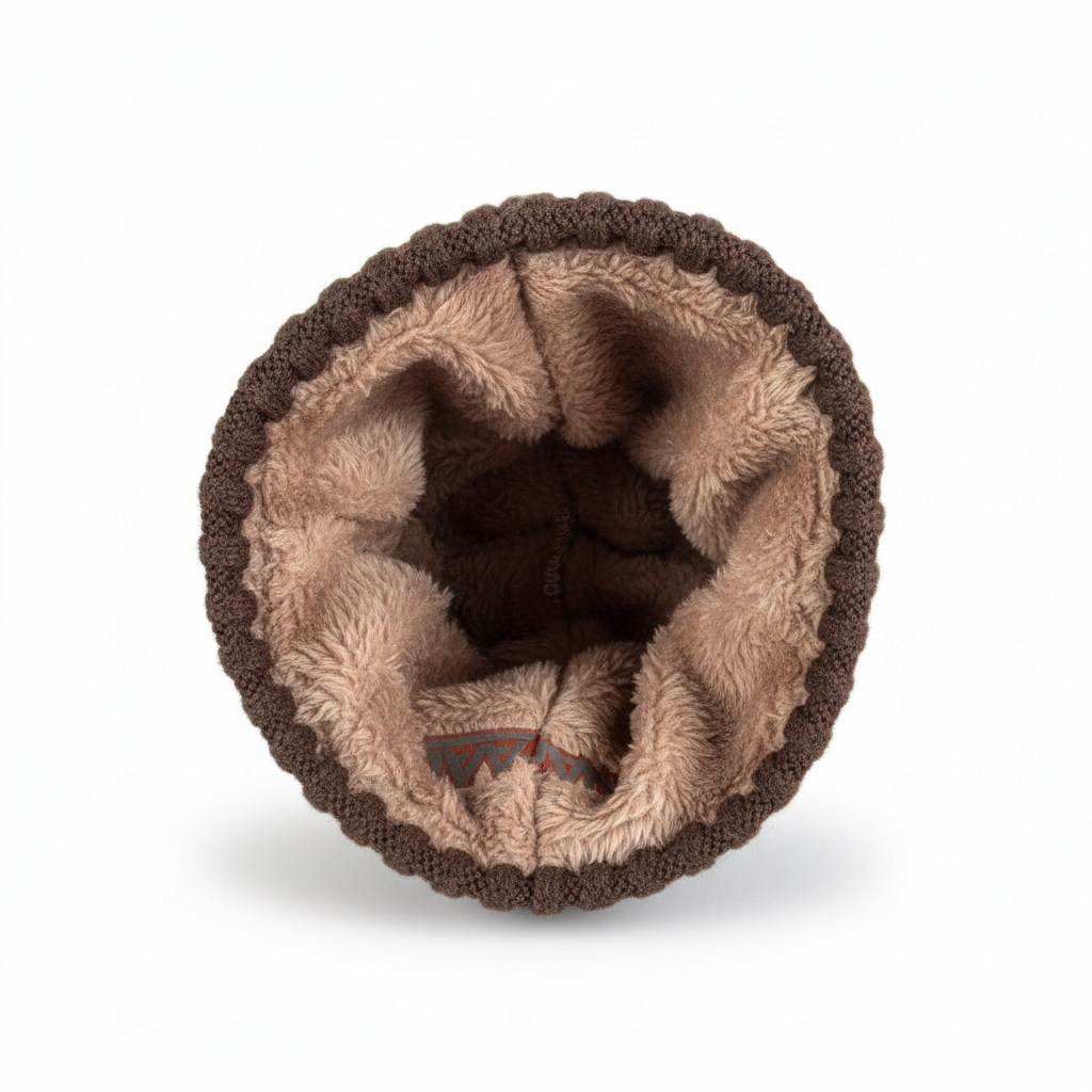 "EQUIPED" 3M Thinsulate ™ NAFAAL Branded Beanie // BROWN