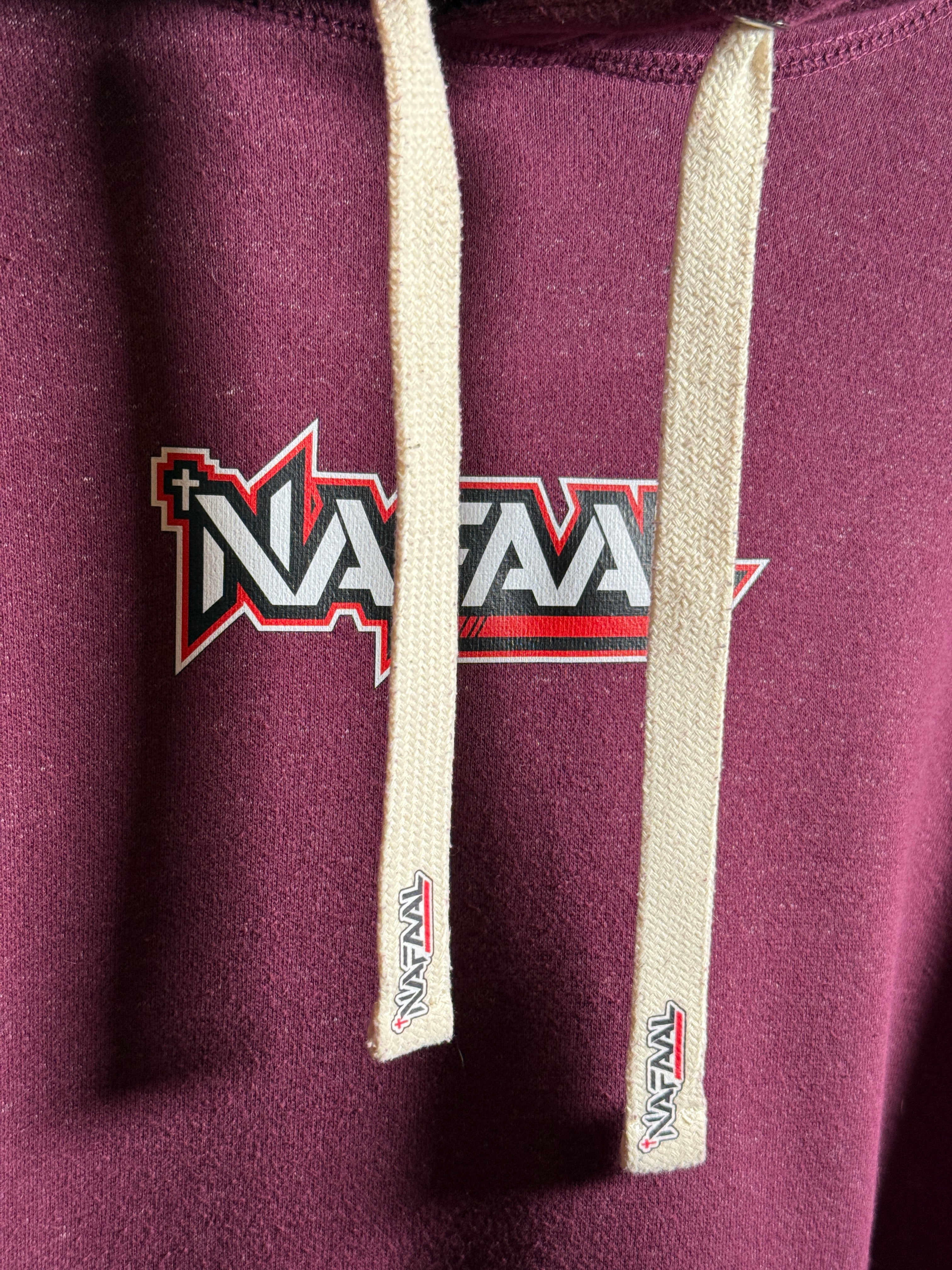 UNISEX "How I Fight My Batters" Purple Hoodie (sz XL)