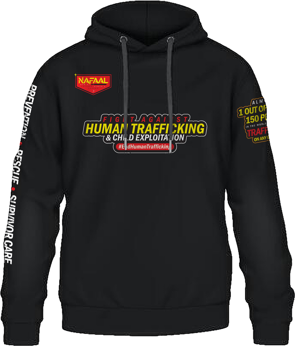 Pre-Order ONLY - "FIGHT AGAINST HUMAN TRAFFICKING Hoodie