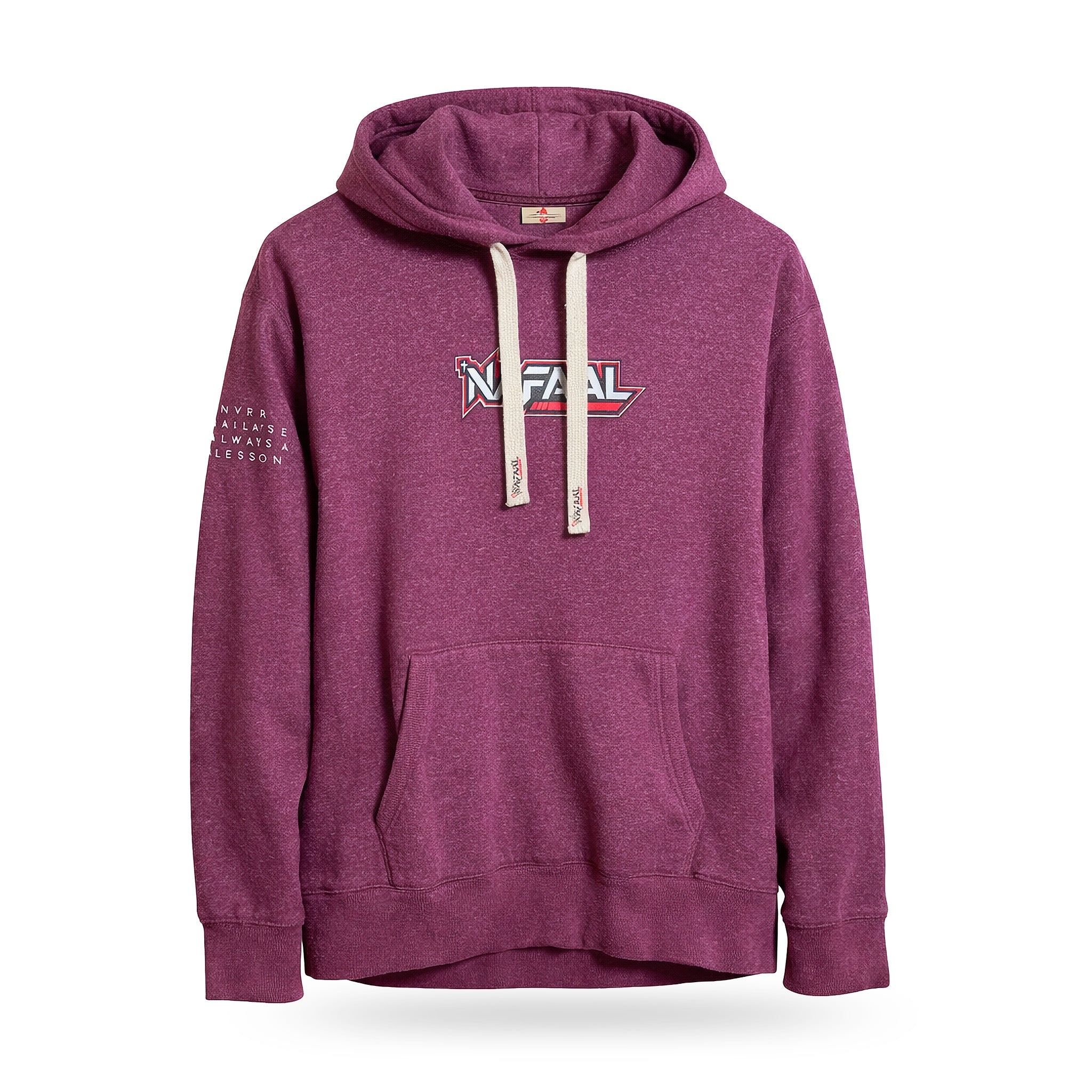 UNISEX "How I Fight My Batters" Purple Hoodie (sz XL)